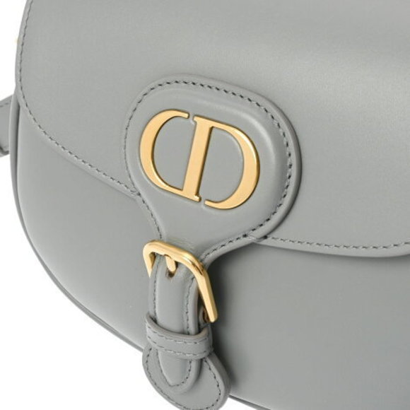 CHRISTIAN DIOR Bobby Small Bag Grey Calf Shoulder - Picture 7 of 12